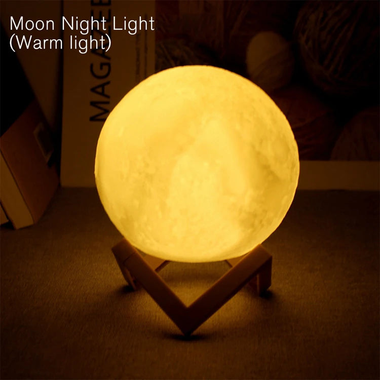 Book Light, LED Moon Light, Galaxy Light, Moon Night Light, A Birthday Gift