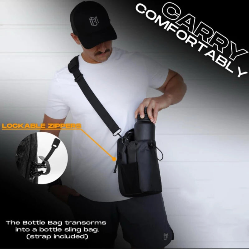 2025 New Magnetic Water Bottle Pouch Bag, a Gym-specific Water Cup Holder With a Strong Magnet