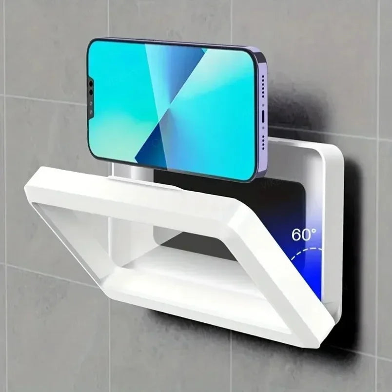 Shower Phone Holder, Waterproof And 480 Degrees Rotating