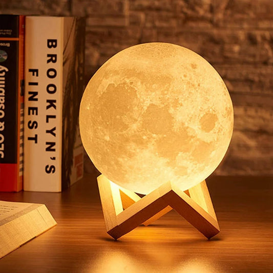 Book Light, LED Moon Light, Galaxy Light, Moon Night Light, A Birthday Gift