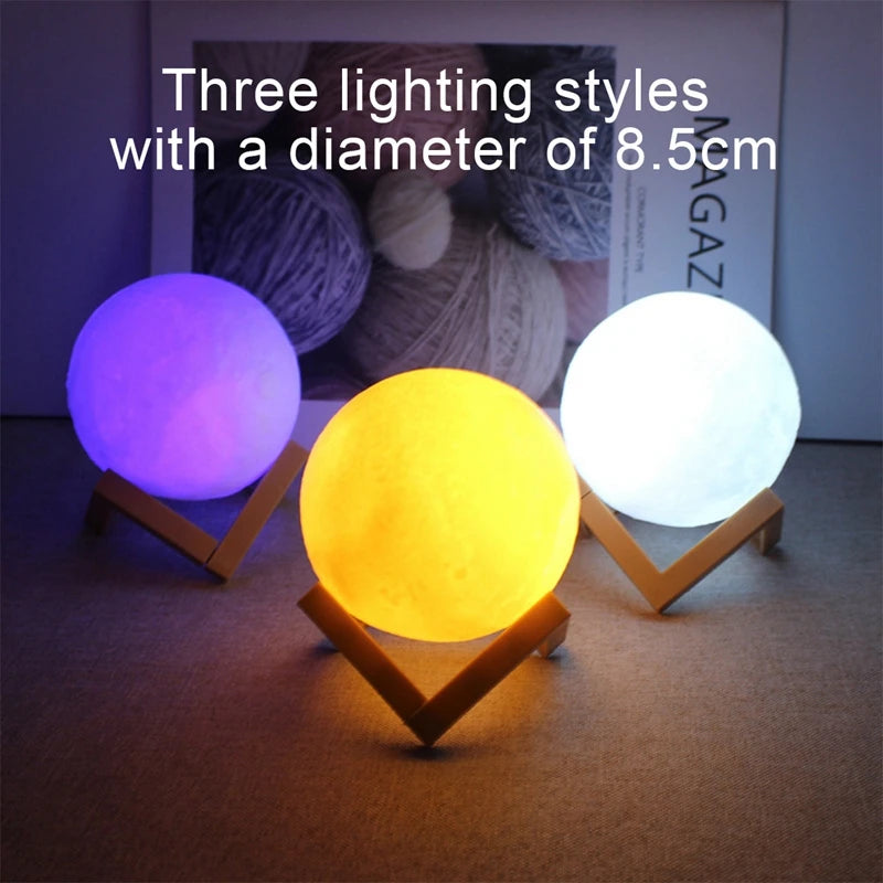 Book Light, LED Moon Light, Galaxy Light, Moon Night Light, A Birthday Gift