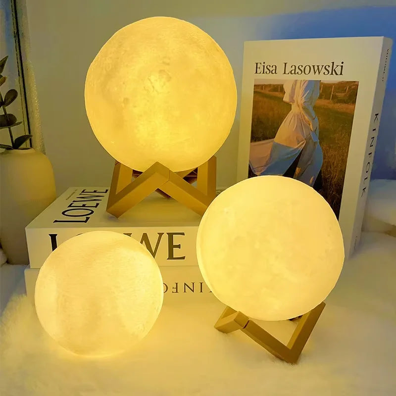 Book Light, LED Moon Light, Galaxy Light, Moon Night Light, A Birthday Gift
