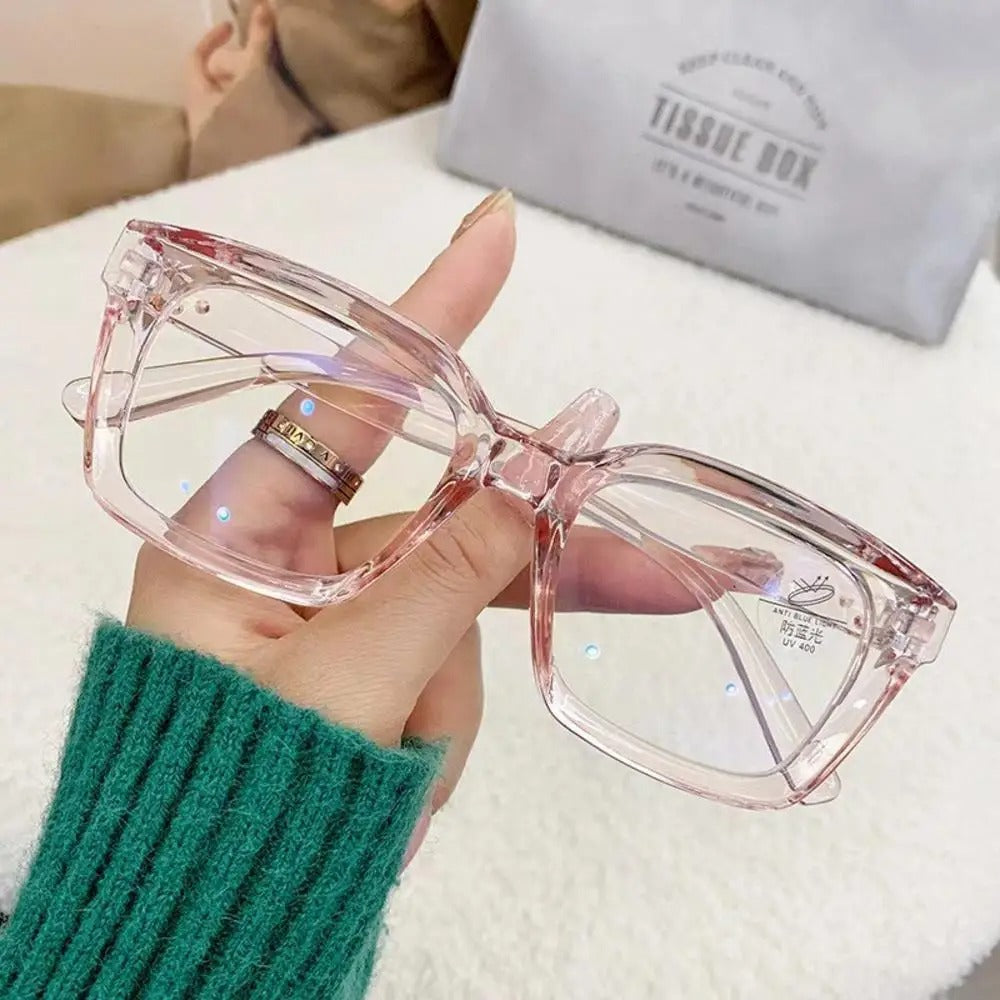 Polygon Frame Anti-blue Light Glasses Unisex Eyewear