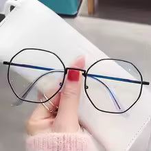 Polygon Frame Anti-blue Light Glasses Unisex Eyewear